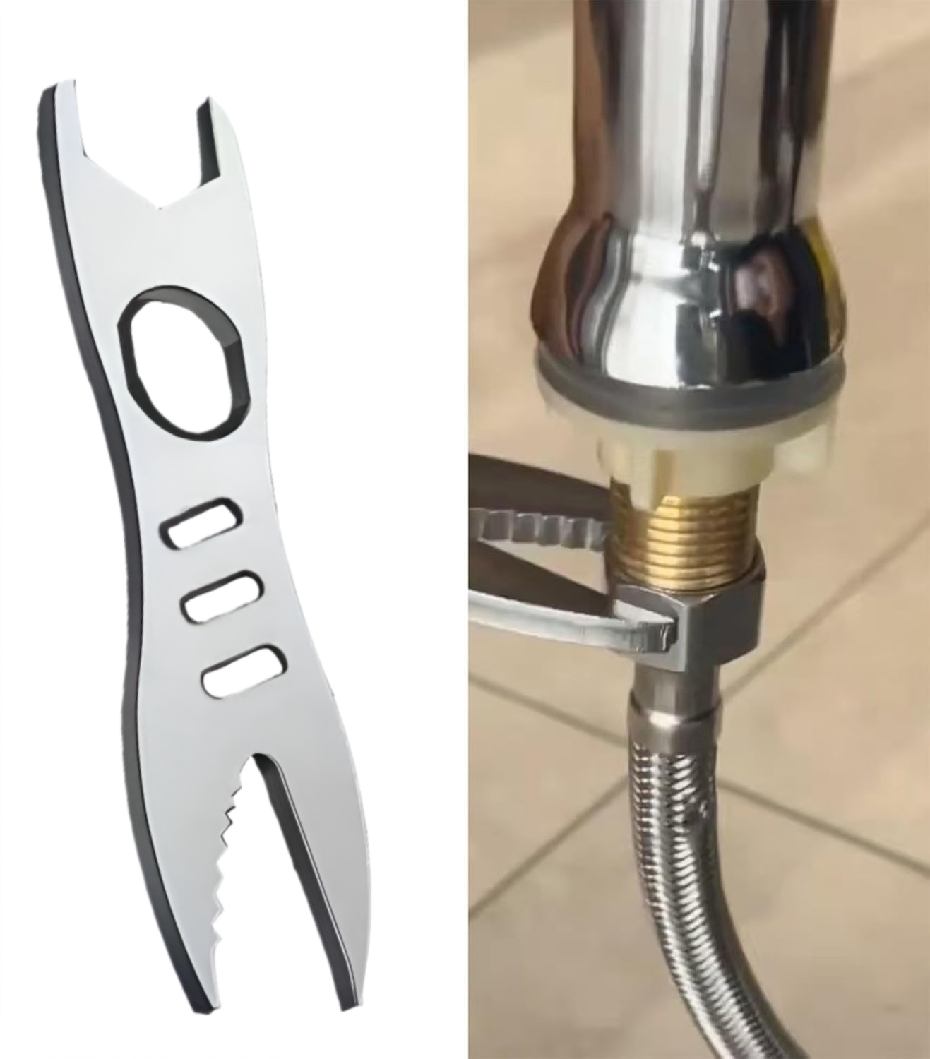 Multi-purpose DIY Hand Tool, Double End Open Wrench, Torque Wrench for All Screw Sizes