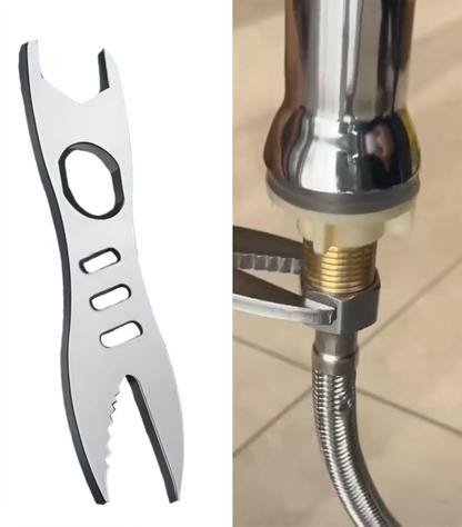 Multi-purpose DIY Hand Tool, Double End Open Wrench, Torque Wrench for All Screw Sizes