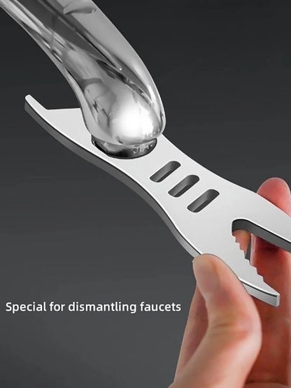 Multi-purpose DIY Hand Tool, Double End Open Wrench, Torque Wrench for All Screw Sizes