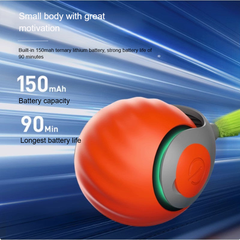 Cats Interactive Ball Toys Automatic Rolling Ball With Faux Tail Smart Electric Pet Toy For Teaser  2