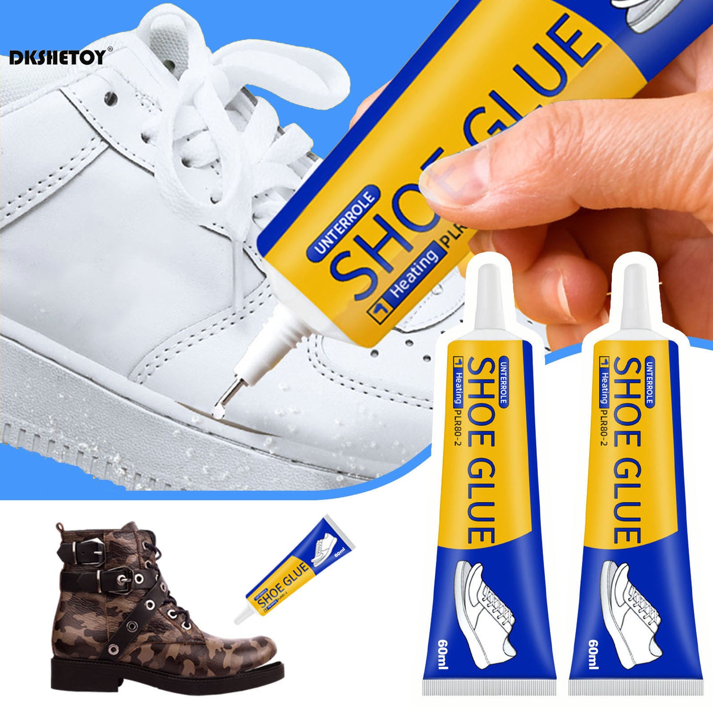 Universal Waterproof Shoe Repair Glue Fast Leather Sneakers Boot Adhesive 2