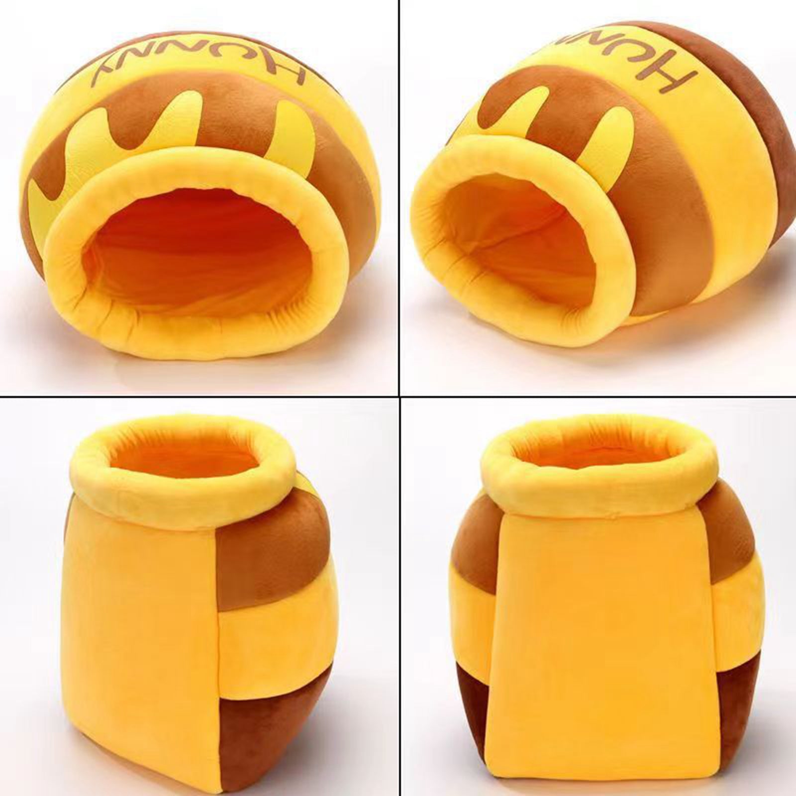 Cat Bed Warm Comfortable Kennel Nest Pet Cat Bed Soft Removable Cushion Nonslip Bottom Cartoon Hous 1