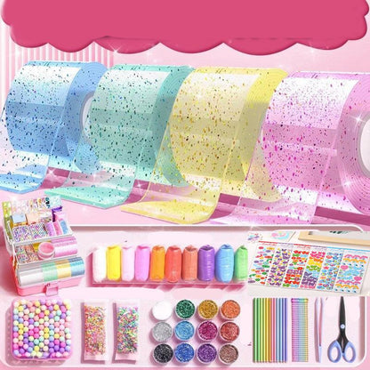 Double Sided Nano Glue Knead Music Tape Bubble Blowing Stickers Full Set Of Nano Tape Decompression 2