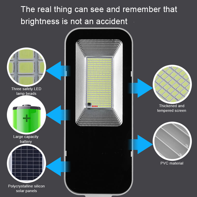 Outdoor Solar Street Light Powerful Solar Light Waterproof Dusk To Dawn Street Light For Garden Gar