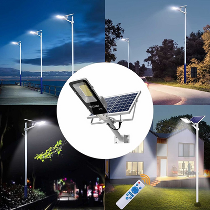 Outdoor Solar Street Light, Powerful Solar Light, Waterproof Dusk to Dawn Street Light for Garden Garage