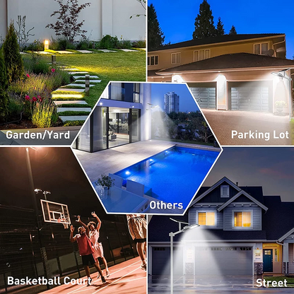 Outdoor Solar Street Light Powerful Solar Light Waterproof Dusk To Dawn Street Light For Garden Gar