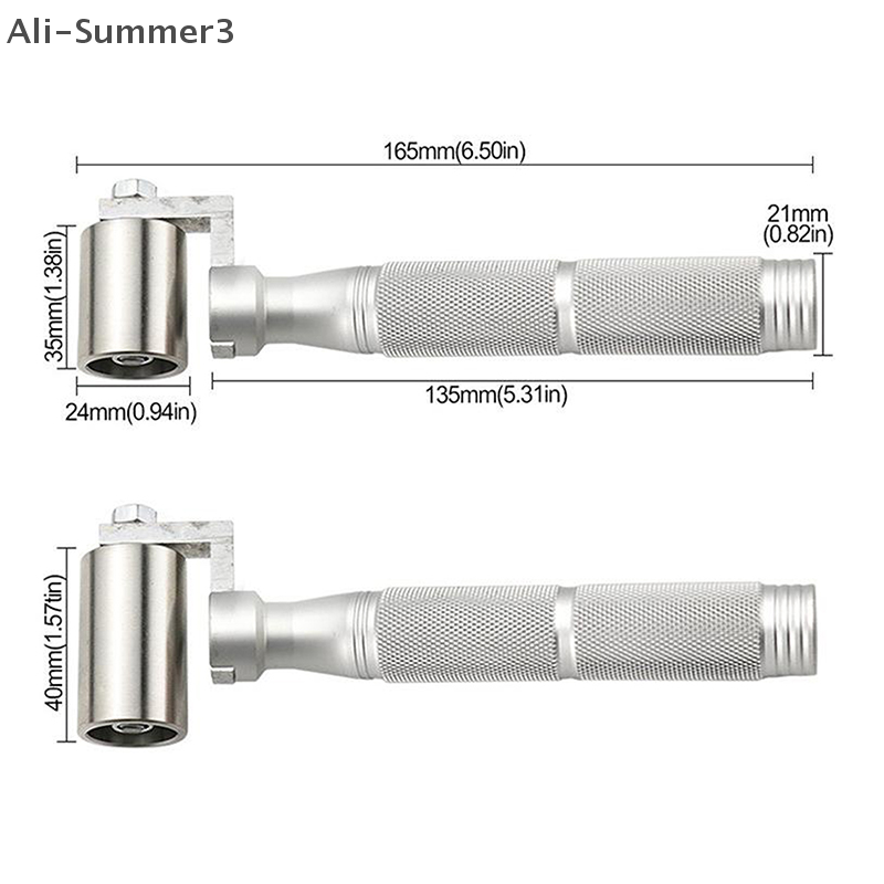 DIY Wallpaper Seam Rolling Tool, Stainless Steel Flat Pressure Roller, Hand Wheel Paint Plate for Wallpaper Gaps