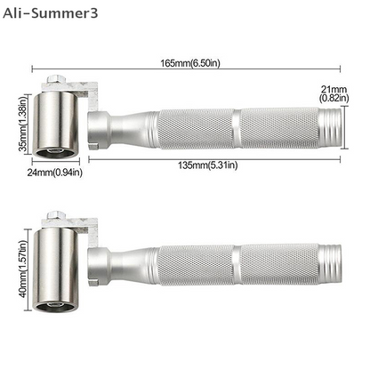 DIY Wallpaper Seam Rolling Tool, Stainless Steel Flat Pressure Roller, Hand Wheel Paint Plate for Wallpaper Gaps