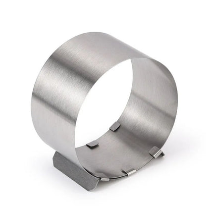Premium Adjustable StainlessSteel Cake Ring Mold  Retractable Mousse  Baking Ring 6