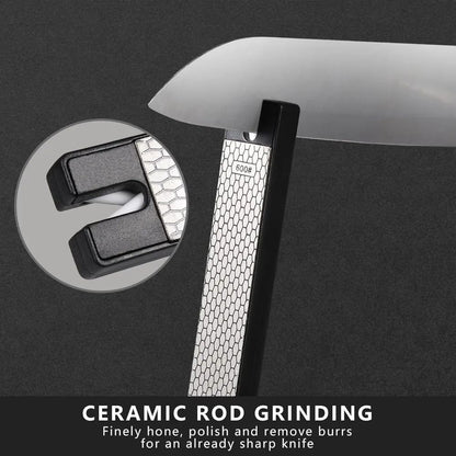 Premium Portable DoubleSided Diamond Knife Sharpener 400600 Grit  Compact Kitchen Knife  Tool Sharp 5