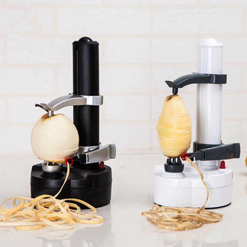 Electric Spiral Apple Peeler Cutter, Automatic Slicer for Fruits and Potatoes, Peeling Machine with Charger