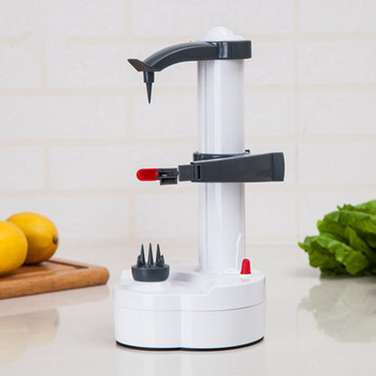 Electric Spiral Apple Peeler Cutter Automatic Slicer For Fruits And Potatoes Peeling Machine With C
