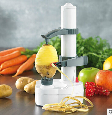 Electric Spiral Apple Peeler Cutter Automatic Slicer For Fruits And Potatoes Peeling Machine With C