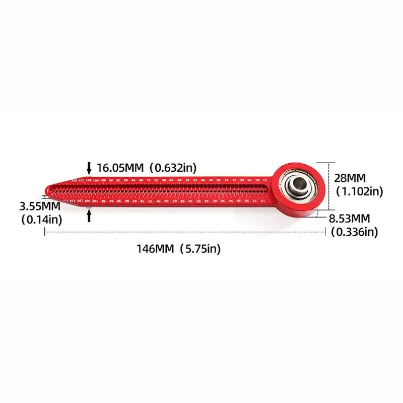 Woodworking Precision Scribe Gauge  Circular Drawing Compass Tool For Carpentry 1
