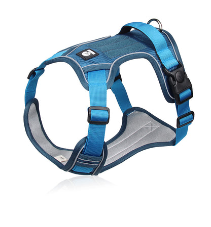 Reflective Adjustable Dog Harness For Walk Durable Oxford Training Vest Dog Labrador Army Cloth Com 6