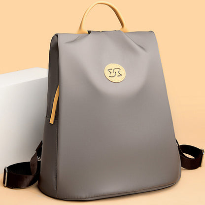 High Quality Solid Anti-Theft Women's Backpacks, Luxury Designer Nylon SchoolBag, Fashion Travel Knapsack