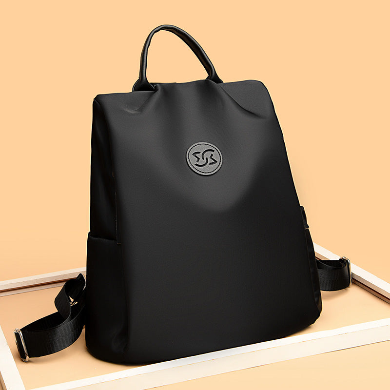 High Quality Solid AntiTheft Womens Backpacks Luxury Designer Nylon SchoolBag Fashion Travel Knapsa 2