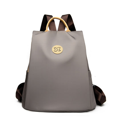 High Quality Solid AntiTheft Womens Backpacks Luxury Designer Nylon SchoolBag Fashion Travel Knapsa 5
