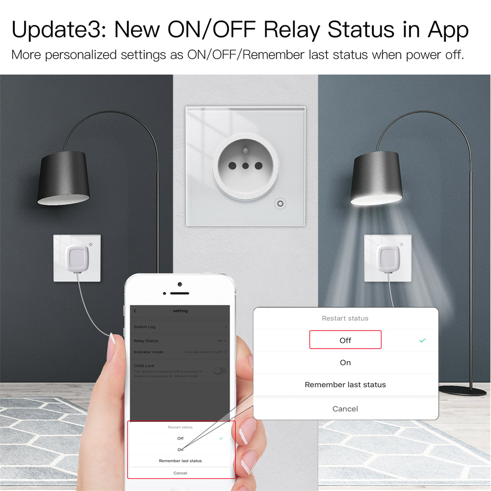 ZigBee Smart Wall Socket, Glass Panel Outlet with Power Monitor, Tuya Wireless Control Mesh, Timer, Alexa Google Home