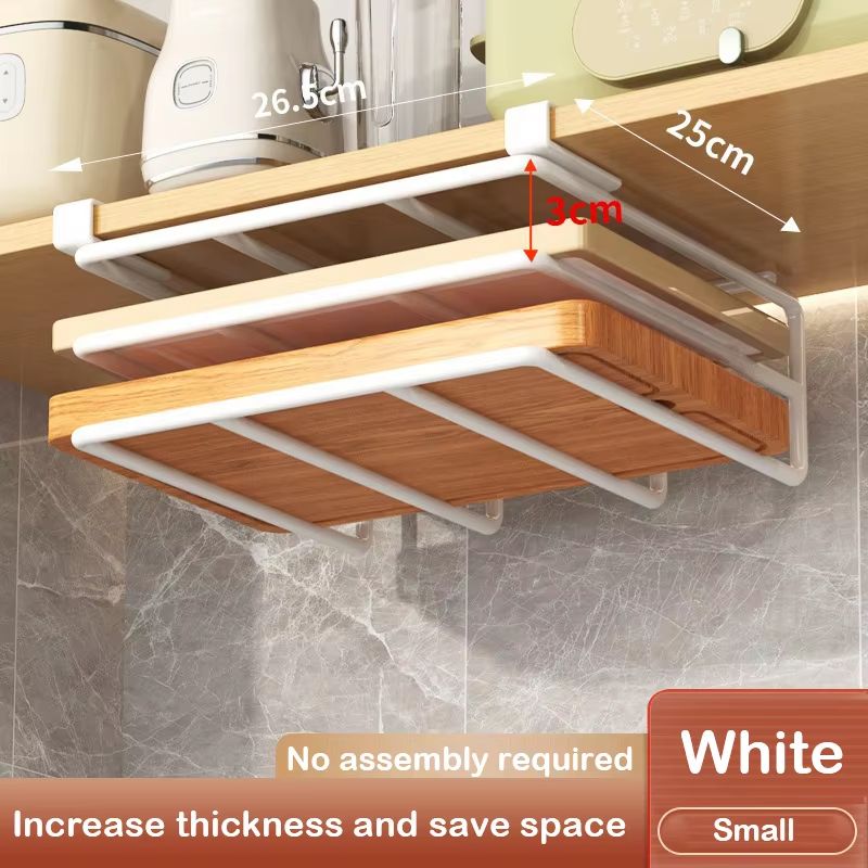 UnderCabinet Basket Storage Shelf  Cutting Board Rack For Kitchen  Home Organisers 17
