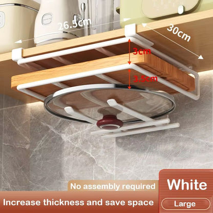UnderCabinet Basket Storage Shelf  Cutting Board Rack For Kitchen  Home Organisers 10