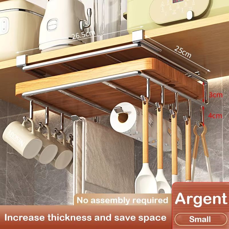 UnderCabinet Basket Storage Shelf  Cutting Board Rack For Kitchen  Home Organisers 22