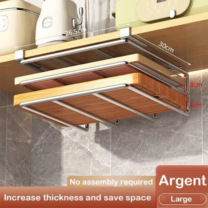 UnderCabinet Basket Storage Shelf  Cutting Board Rack For Kitchen  Home Organisers 28