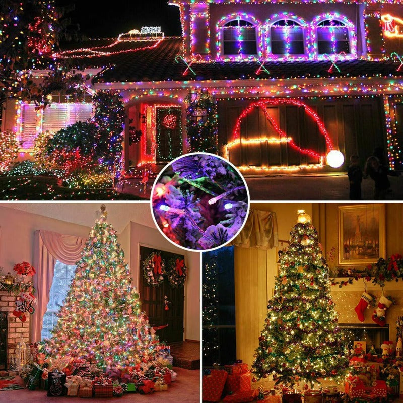 LED Fairy Lights With Modes Solar Powered Outdoor String Lights Hanging Lights For Garden Patio 4