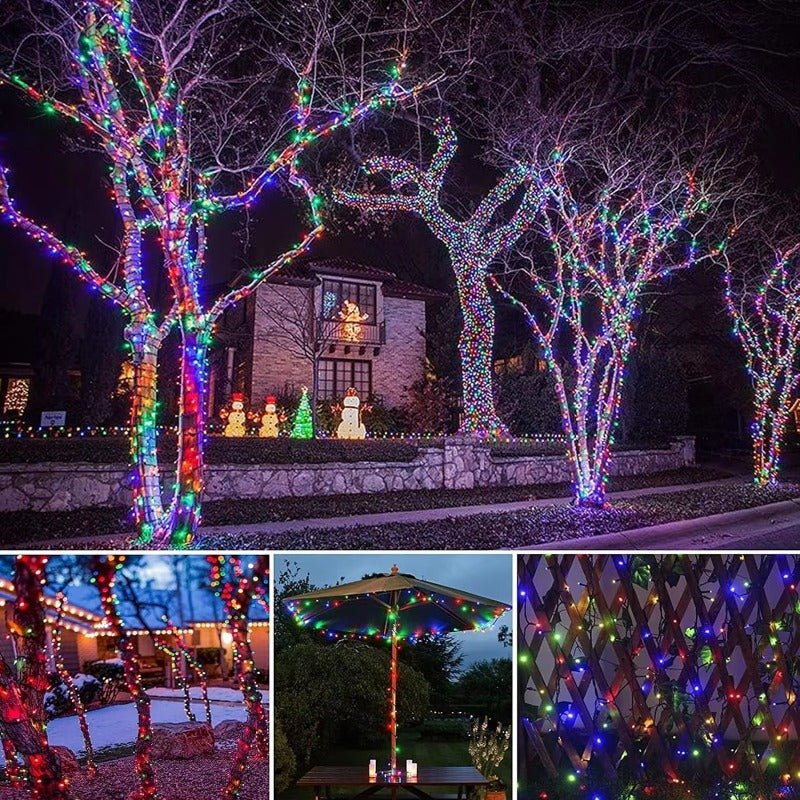 LED Fairy Lights With Modes Solar Powered Outdoor String Lights Hanging Lights For Garden Patio 5