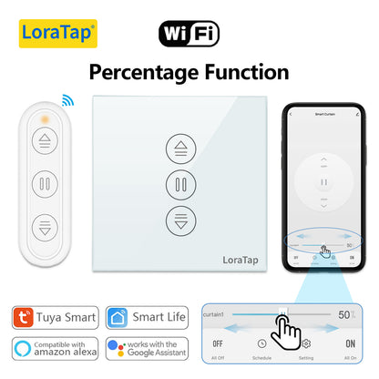 Smart Life WiFi Roller Shutter Curtain Switch Remote Control Google Home Alexa Echo Compatible 1