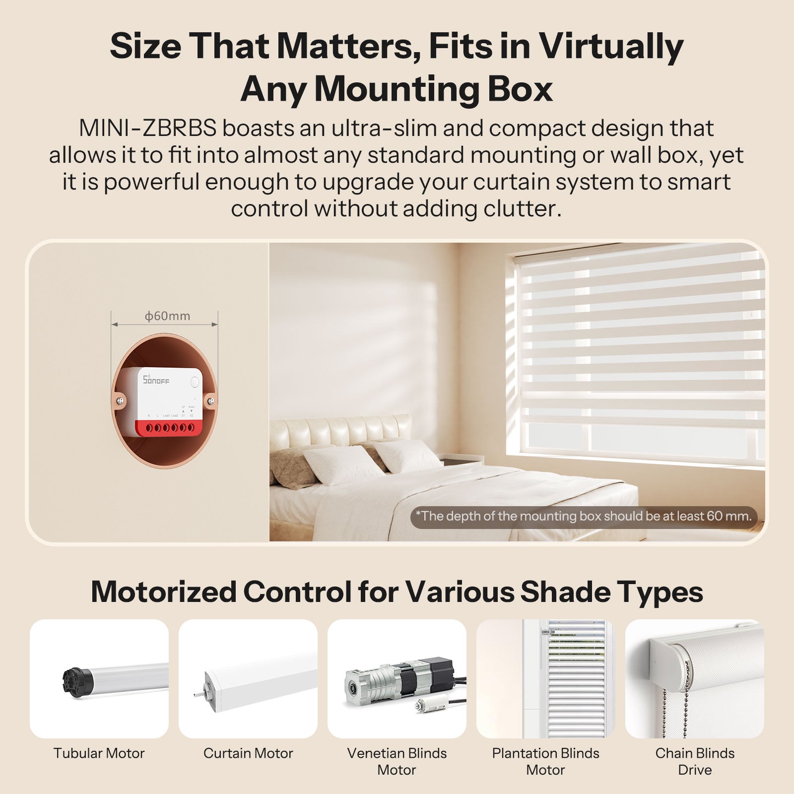 Smart MINIZBRBS Roller Shutter Switch Signal Booster Transform Curtains 2
