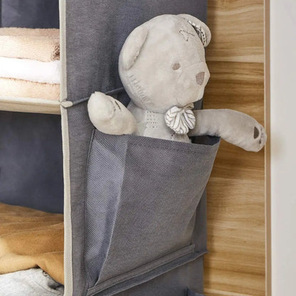 Foldable Shelf Hanging Closet Organizer And Storage Closet Hanging Storage Shelves With Hooks Shoe  4