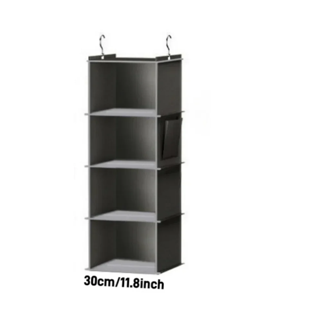 Foldable Shelf Hanging Closet Organizer And Storage Closet Hanging Storage Shelves With Hooks Shoe  7