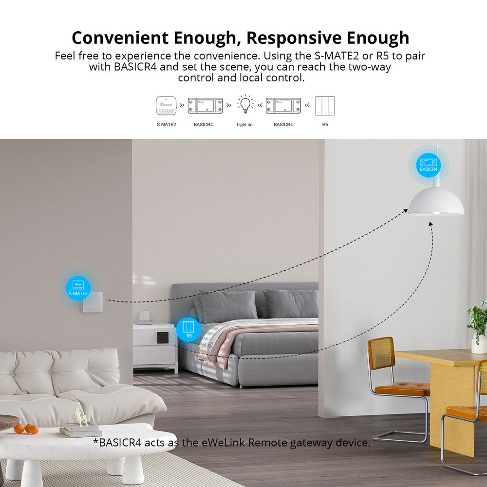 Reliable WiFi Smart Switch With Magic Mode EWeLink Remote Control Alexa Google Integration 2