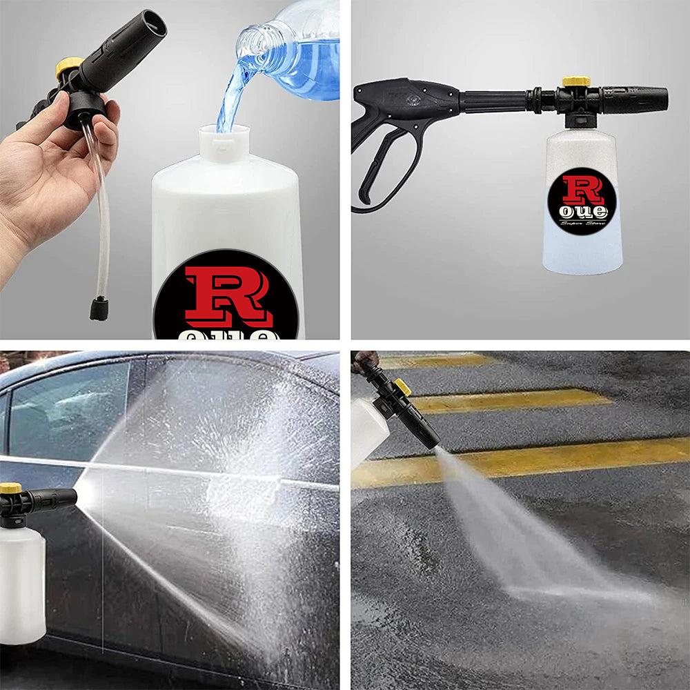 Adjustable Snow Cannon Foam Lance Kit Foam Cannon For Karcher Pressure Washer Nozzle Car Wash Gun 4