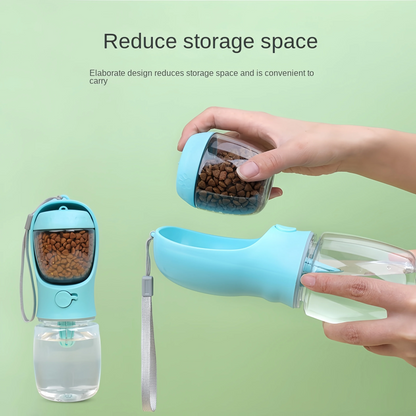 Pets Dog Water Bottle Portable Food Grade Material Dog Cup Cat Travel Pet Water Cup Bottle Food Dis 2
