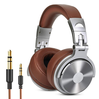 HiFi Monitors Pro Professional Studio DJ Headphones, Wired Over Ear Gaming Headset With Microphone