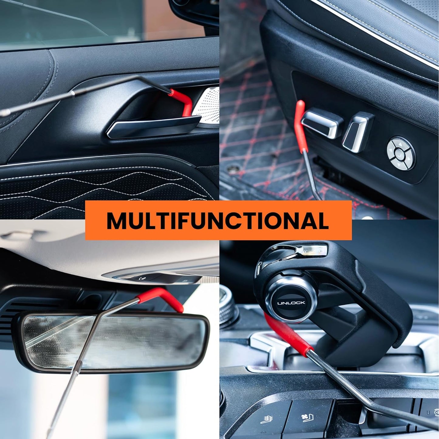 Auto Window Door Open Fixing Gripper Car Door Tool Kit Inflatable Air Pump Long Reach Kits Tools Wi 2