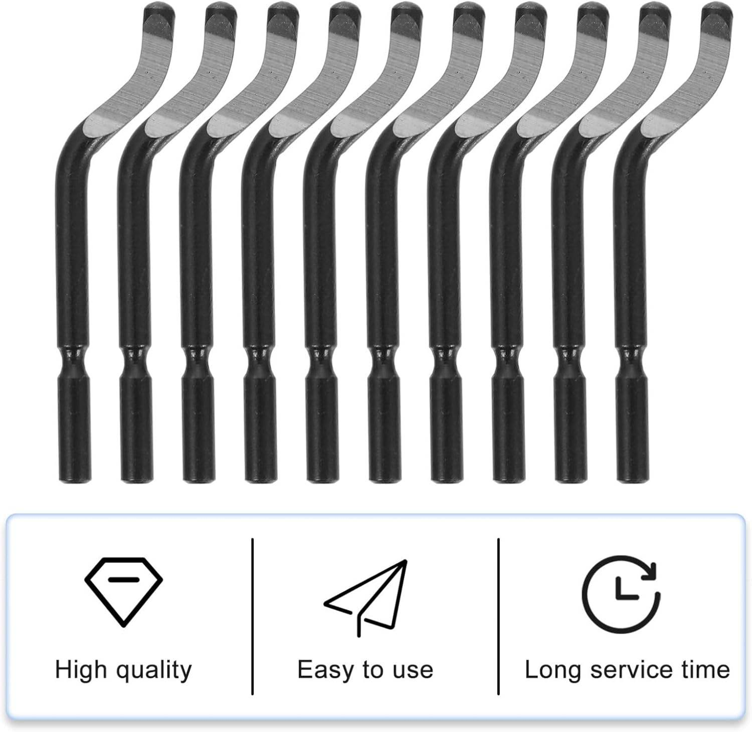 Burr Removal Tool with High Speed Steel Blades for Metal, Plastic, PVC, Copper, and Resin