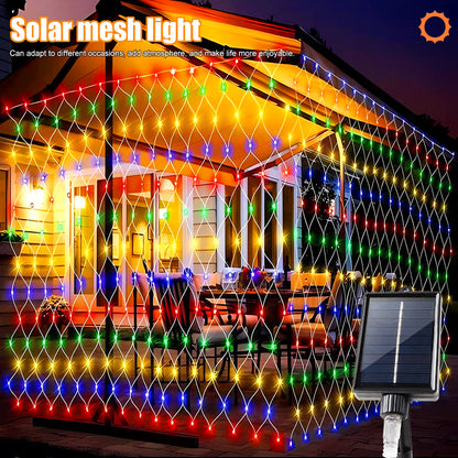 Mesh Solar Lights Outdoor Waterproof For Garden Patio Balcony Mall Landscape 8