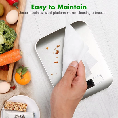 High Precision Multifunction Digital Kitchen Food Scale With LCD Display Stainless Steel Waterproof 3