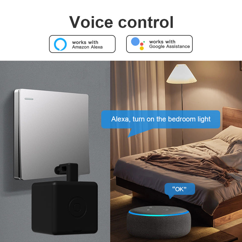 Zigbee Smart Finger Bot Switch Bot Remoter For Garage Curtains Works With Alexa And Google Home 1