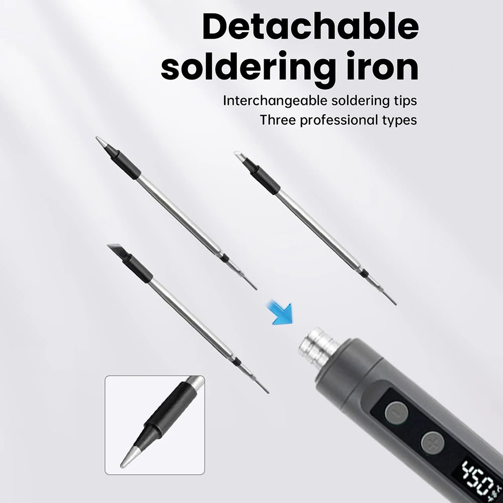 5V 15W USB Intelligent Electric Soldering Iron With Adjustable Temperature  Fast Heating Portable W 1