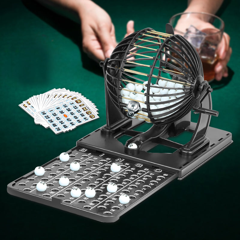 Lottery Bingo Game Cage Sweepstakes Tabletop Board Game For Large Parties 1