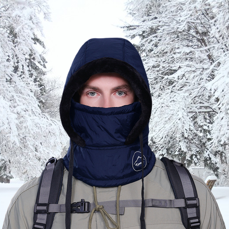 Breathable Womens Winter Balaclava Hat With Warm Neck Scarf And Face Mask For Sports 4