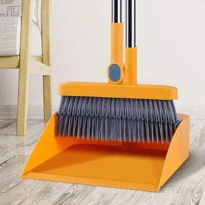 Individual Sweep Broom Household Broom Set Brush Head Sweeping Dustpan Foldable Garbage Shovel 9