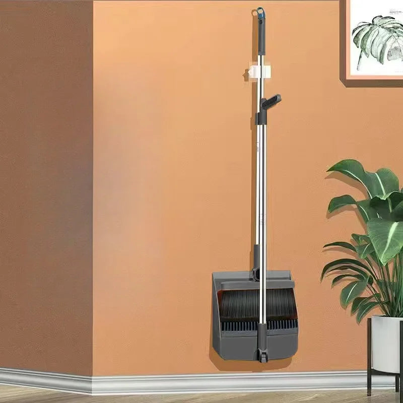 Individual Sweep Broom Household Broom Set Brush Head Sweeping Dustpan Foldable Garbage Shovel 8
