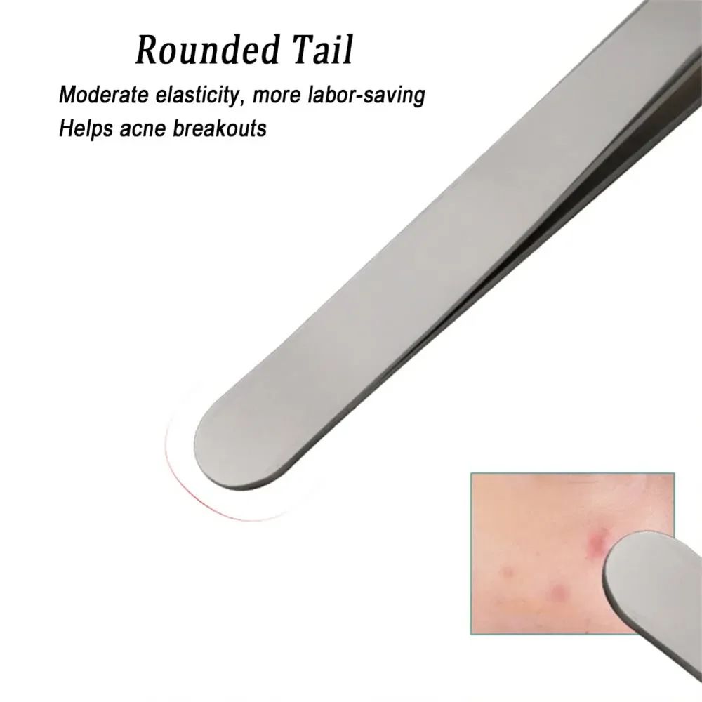 Professional UltraFine No5 Acne  Blackhead Removal Tweezers  Precision Pimple Extractor Tool 6