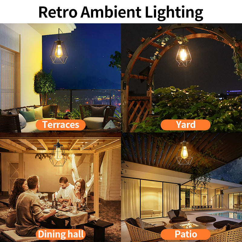 Solar Shed Lights for Bedroom, Living Room, Garden, Garage, Super Bright Solar Pendant Lights