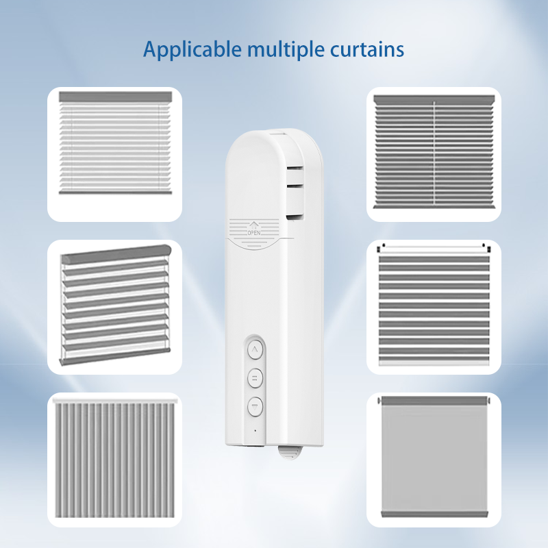 Smart Home Electric Curtains With Bluetooth Remote Control Electric Automatic Curtain Motor Opener 4